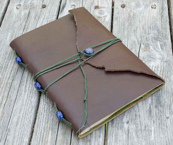 handbound leather book by White Raven Press
